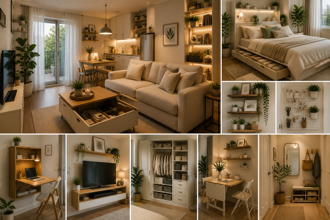Small Space Living: 25 Smart Ideas to Make Your Home Feel Bigger and More Functional